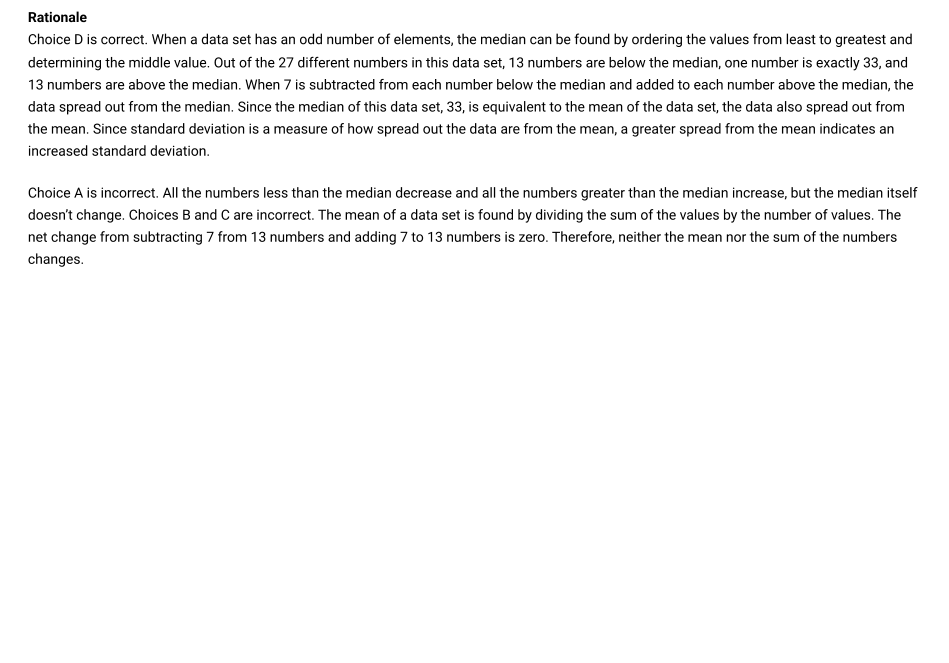 Official rationale for question 11